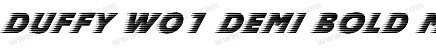 Duffy W01 Demi Bold mianfeiziticom字体转换